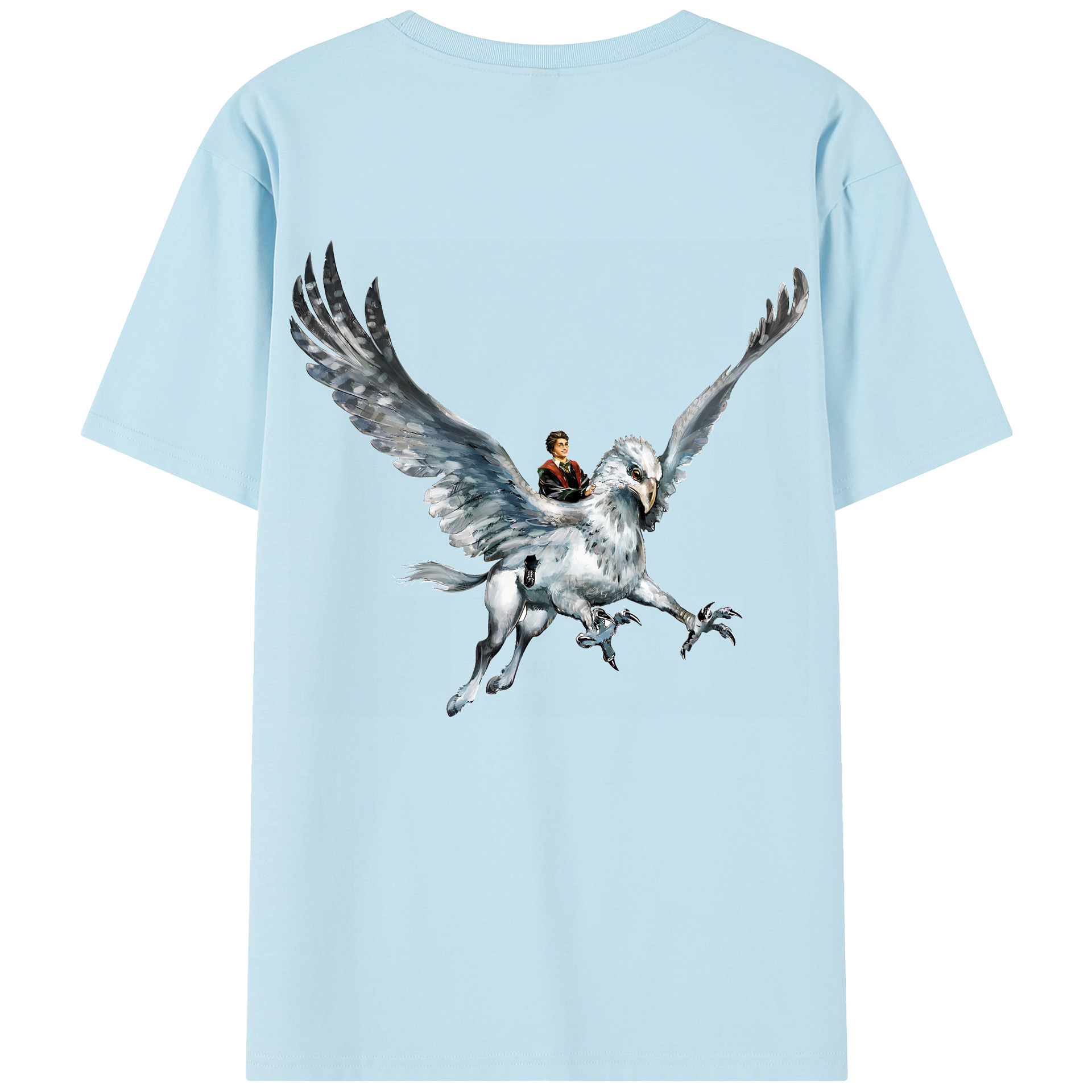 （画像用） Harry Potter ハリー・ポッターシリーズ 綿100％半袖Tシャツ（背面プリント）